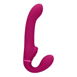 Vive by shots Ai - Dual Vibrating Air Wave Tickler Strapless Strapon (8714273537522)