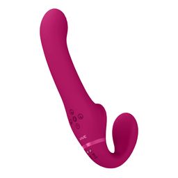Vive by shots Ai - Dual Vibrating Air Wave Tickler Strapless Strapon (8714273537522)