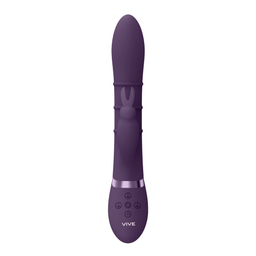 Vive by shots Sora - Up Down Stimulerende Ringen, Vibrerende G-Spot Rabbit - Paars (8714273493286)