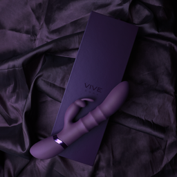 Vive by shots Sora - Up Down Stimulerende Ringen, Vibrerende G-Spot Rabbit - Paars (8714273493286)