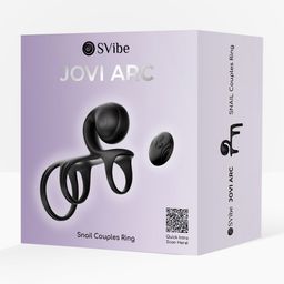 Snail vibe JOVI ARC - Slakken Trouwring - Noir Haze (8721325867216)