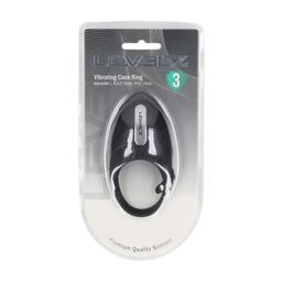 Levelz by shots Verstelbare Vibrerende Siliconen Cockring - Zwart (8714273066930)