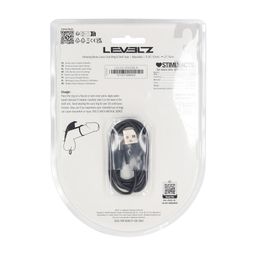 Levelz by shots Verstelbare Bunny Vibrerende Siliconen Lasso Cockring en Schachtlus - Zwart (8714273066954)