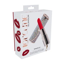Loveline by shots Sparkle - Lipstick Vibrator with 4 Attachments - Iridescent (8714273070074)