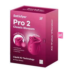 Satisfyer Pro 2 - Classic Blossom - Air Pulse Vibrator - Red (4061504065854)