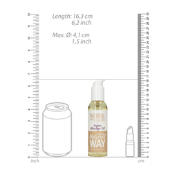 Natural pleasure by shots Vegan Massage Olie - 5 fl oz / 150 ml (8714273544063)