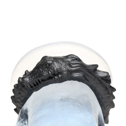 Xr brands Zwarte Caiman - Silicone Cockring - Zwart (848518053312)