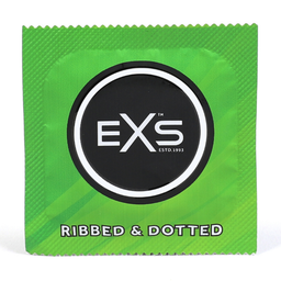 EXS Ribbed Dotted en Flared - Condoms - 3 Stuks (5027701007133)