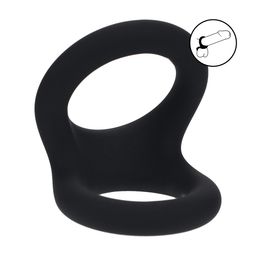Levelz by shots Double O Silicone Cockring - M - Zwart (8714273063403)
