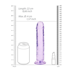 Realrock by shots Rechtdoorgaande Realistische Dildo met Zuignap - 8'' / 20 (8714273524904)