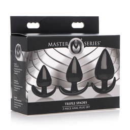 Xr brands Triple Spades - 3 Delige Anale Plug Set (848518036117)