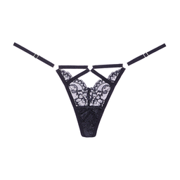 Allure Niet Storen - Kant String - OS - Zwart (883045920911)