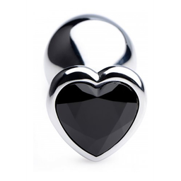 Xr brands Zwarte Hart - Butt Plug - Medium (848518037961)