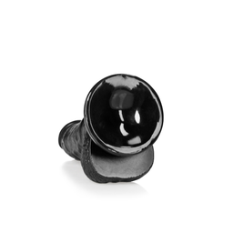 Realrock by shots Gebogen Realistische Dildo met Ballen en Zuignap - 6 / 15,5 cm (7423522627679)