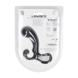 Levelz by shots Lamp met Lussen Silicoon Prostaat Massager - M - Zwart (8714273066435)