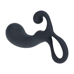 Levelz by shots Lamp met Lussen Silicoon Prostaat Massager - M - Zwart (8714273066435)