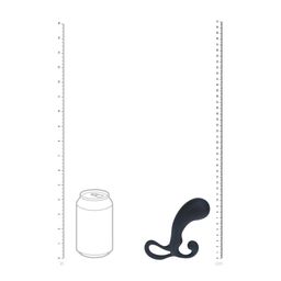 Levelz by shots Lamp met Lussen Silicoon Prostaat Massager - M - Zwart (8714273066435)