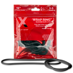 Perfectfitbrand Silicone Slim Wrap Ring - Cockring / Ball Strap - 15 / 38 cm (851127008710)