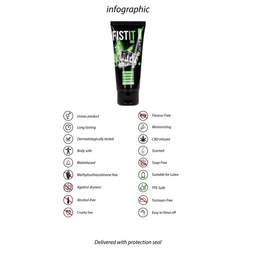 Fist it by shots CBD Glijmiddel - 3.4 fl oz / 100 ml (8714273935625)