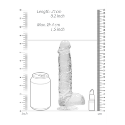 Realrock by shots Realistisch Dildo met Ballen - 8 / 21 cm (8714273543226)