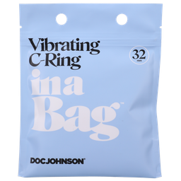 Doc johnson Vibrerende C-ring - Zwart (782421088743)
