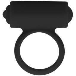 Doc johnson Vibrerende C-ring - Zwart (782421088743)
