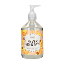 S-line by shots Never Go In Dry - Waterbased Anal Lubricant - 17 fl oz / 500 ml (7423522454466)