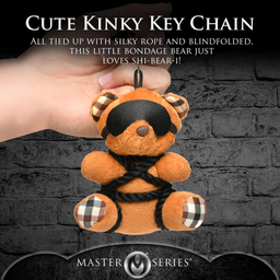 Xr brands Touw Teddybeer Sleutelhanger - Bruin (848518050540)