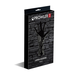 Prowler red Latex Handschoenen - Groot - Zwart (4890808281802)