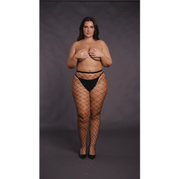 Le désir by shots Panty met Grote Visnetstructuur - OSX - Zwart (8714273048394)