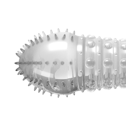 Crushious Gestippelde Penis Sleeve - Transparant (799632355366)