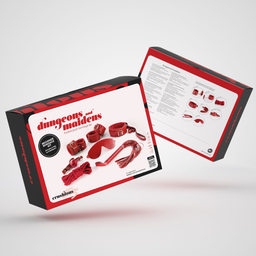 Crushious Dungeons and Maidens - 8-delige BDSM Kit - Rood (7403254157576)