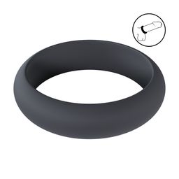 Levelz by shots Wide O Silicone Cockring - S - 30mm - Zwart (8714273061959)