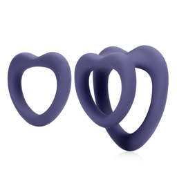 Loveline by shots Hart Cockring Set - Violet Storm (8714273044150)