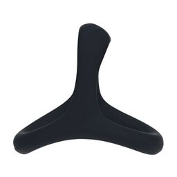 Levelz by shots Zachte Kraal Grip Siliconen Penis- en Ballenring - Zwart (8714273063526)