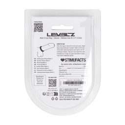 Levelz by shots Wide O Silicone Cockring - M - 35mm - Zwart (8714273061973)