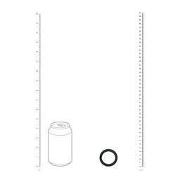 Levelz by shots Wide O Silicone Cockring - M - 35mm - Zwart (8714273061973)
