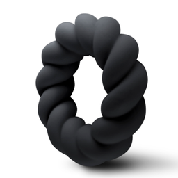 Rocks-off Twist - Non-Vibrating Cockring - Zwart (811041015508)