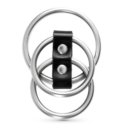 Crushious Saruman - Metalen Cockring Set - Zilver (7403254158849)