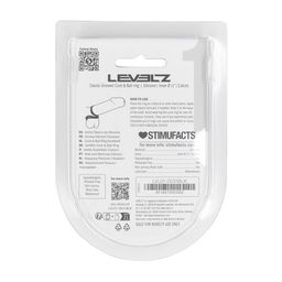 Levelz by shots Classic Grooved Silicone Penis- en Ballenring - Zwart (8714273063502)