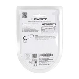 Levelz by shots Kralen Siliconen Cockring - L - 45mm - Zwart (8714273062567)