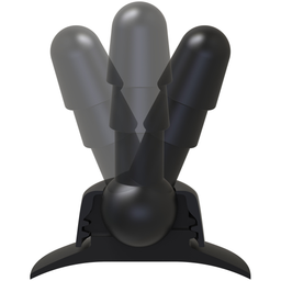 Doc johnson Deluxe 360 Swivel - Butt Plug met Zuignap - 2 Stuks (782421073459)