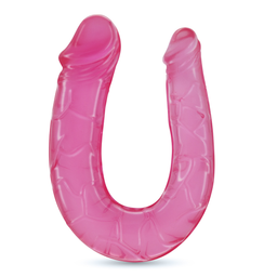 Crushious Deep Diver - Double Dildo with Anal Lubricant - 1.7 fl oz / 50 ml - Pink (7403254150775)