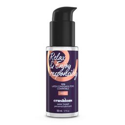 Crushious Deep Diver - Double Dildo with Anal Lubricant - 1.7 fl oz / 50 ml - Pink (7403254150775)