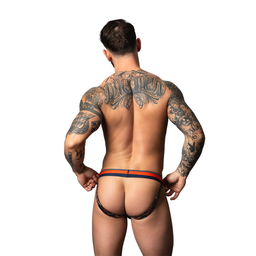 Male power Jock - L/XL - Marine Marmer (845830094870)