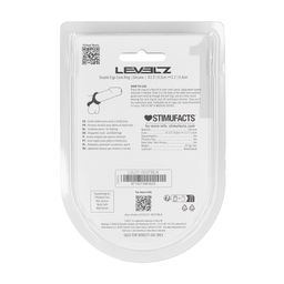 Levelz by shots Double Ergo Siliconen Cockring - Zwart (8714273063625)