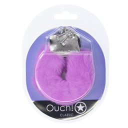 Ouch! by shots Classic Fluffy Handboeien - Paars (8714273058232)