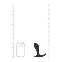 Levelz by shots Enkele Golf Siliconen Prostaat Massager - Zwart (8714273066282)