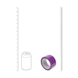Ouch! by shots PVC Niet-Plakband - 20 m - Paars (8714273028419)