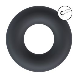 Levelz by shots Massieve Siliconen Cockring - XS - Zwart (8714273061812)